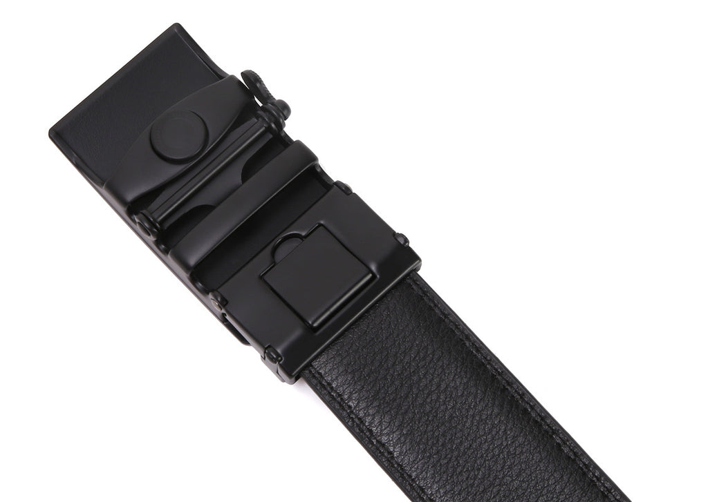 Men's Automatic Buckle Leather Belt - Premium Quality