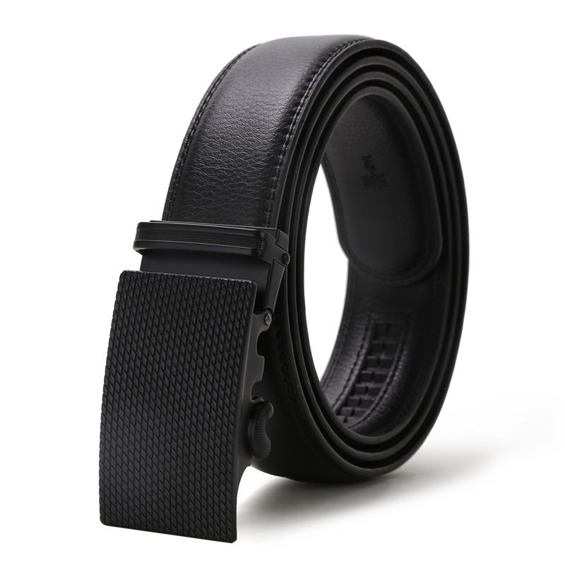 Men's Automatic Buckle Leather Belt - Premium Quality